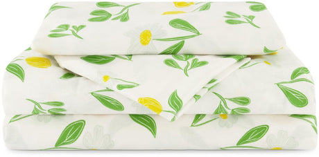 Shinu 4 Piece Cotton Linen Set - Floral