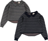 Analogie by Lil Legs Multi Knit Collection Girls Floral Sweater - DFKSW
