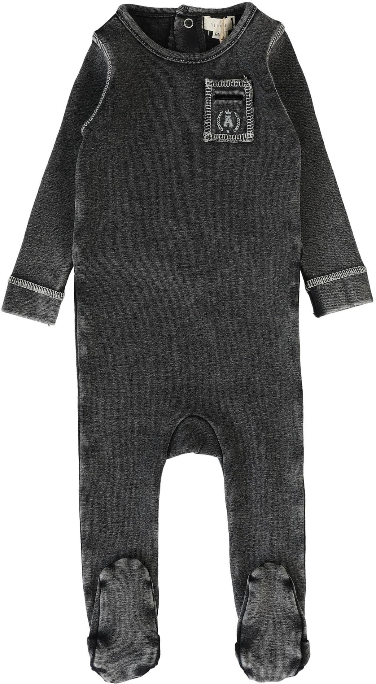 Lil Legs Wardrobe Staple Collection Baby Boys Pocket Cotton Stretchie - CFT