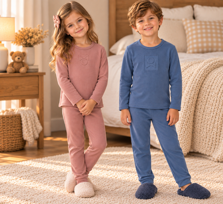 Lux Boys Girls Imprint Cotton Pajamas - WB6CY3028E
