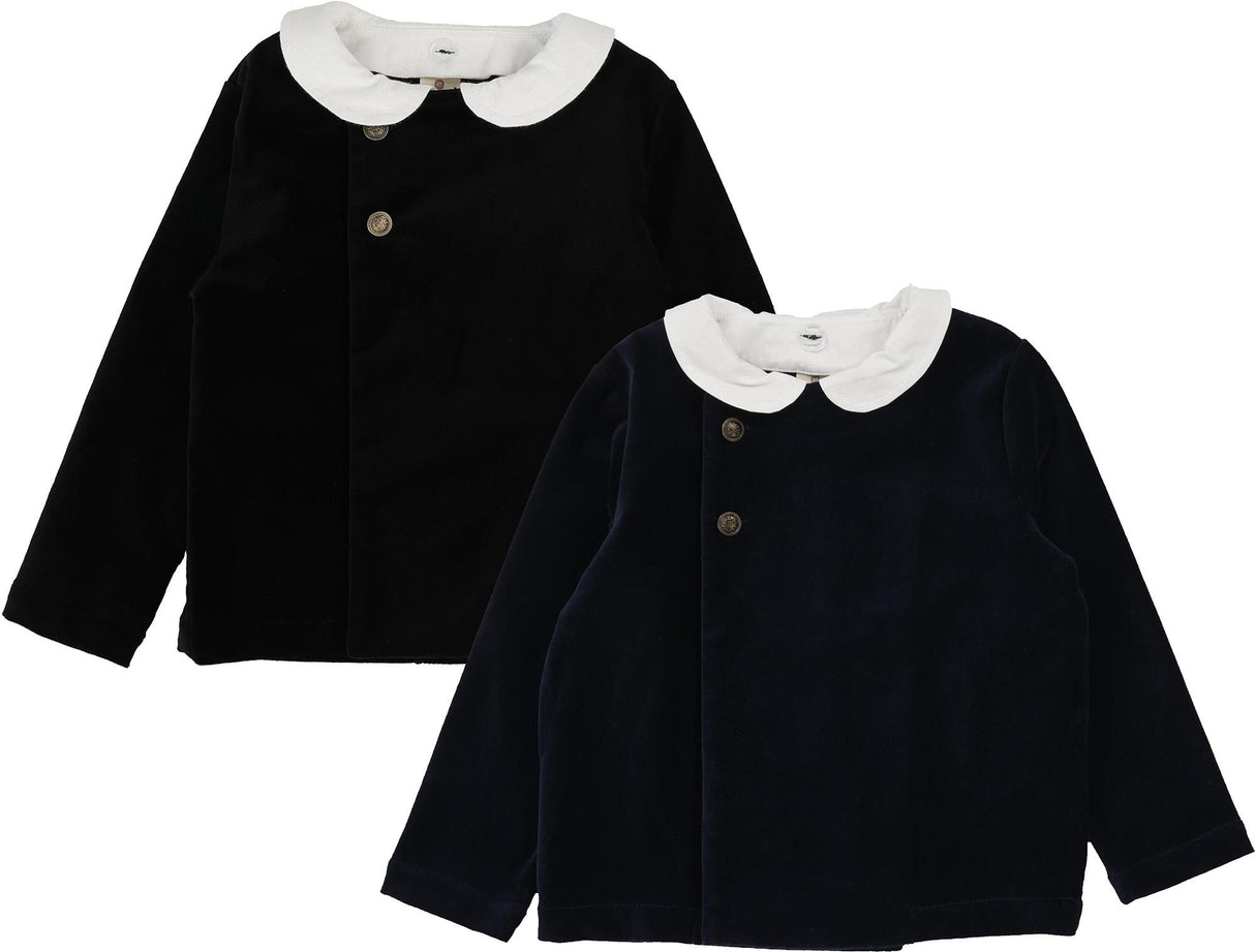 Analogie by Lil Legs Shabbos Collection Toddler Boys Velvet Blazer - VTBLZ
