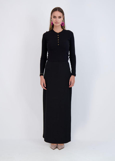 Monte Carlo Womens Ribbed Maxi Skirt 39 Inches - M472RL