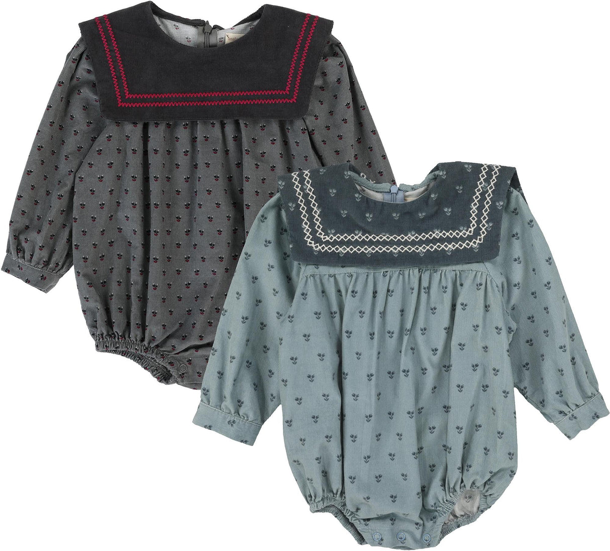 Analogie by Lil Legs Primrose Collection Baby Girls Romper - DPCR