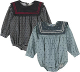 Analogie by Lil Legs Primrose Collection Baby Girls Romper - DPCR