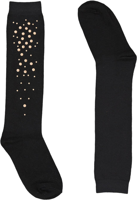 BlinQ Girls Copper Dots Knee Socks - 901