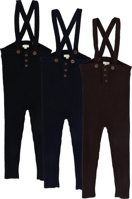 Analogie by Lil Legs Signature Collection Boys Girls Rib Knit Overall - AF26R619