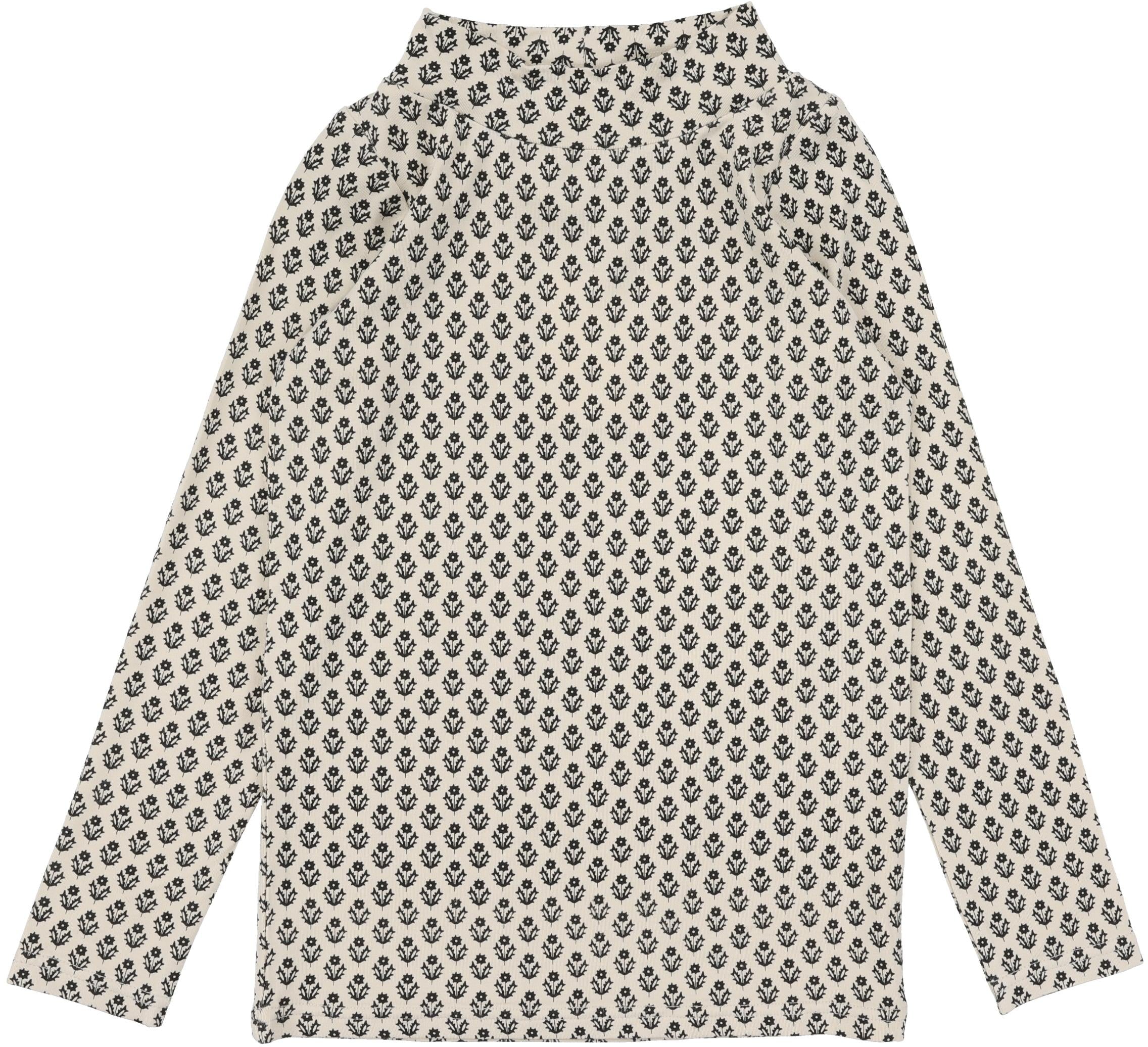 Lil Legs Wardrobe Staple Collection Girls Printed Mockneck