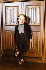 Analogie by Lil Legs Signature Collection Boys Girls Rib Knit Overall - AF26R619