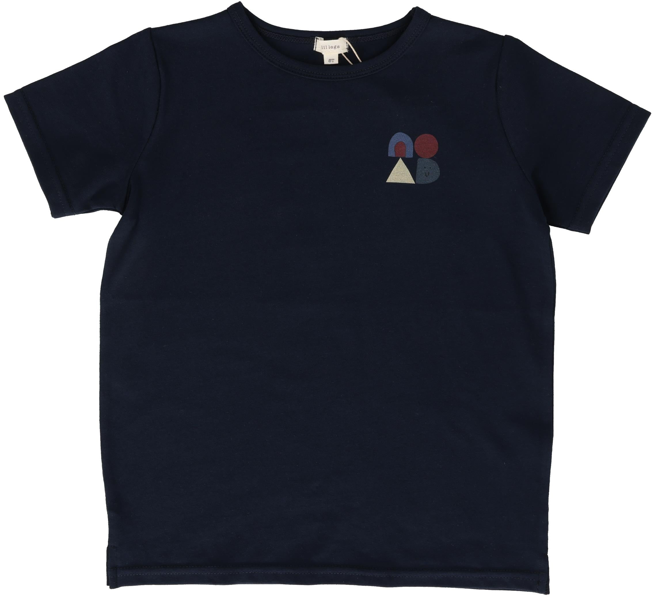 Lil Legs Boys Geometric Tee - White Lil Legs Boys Geometric Tee - White