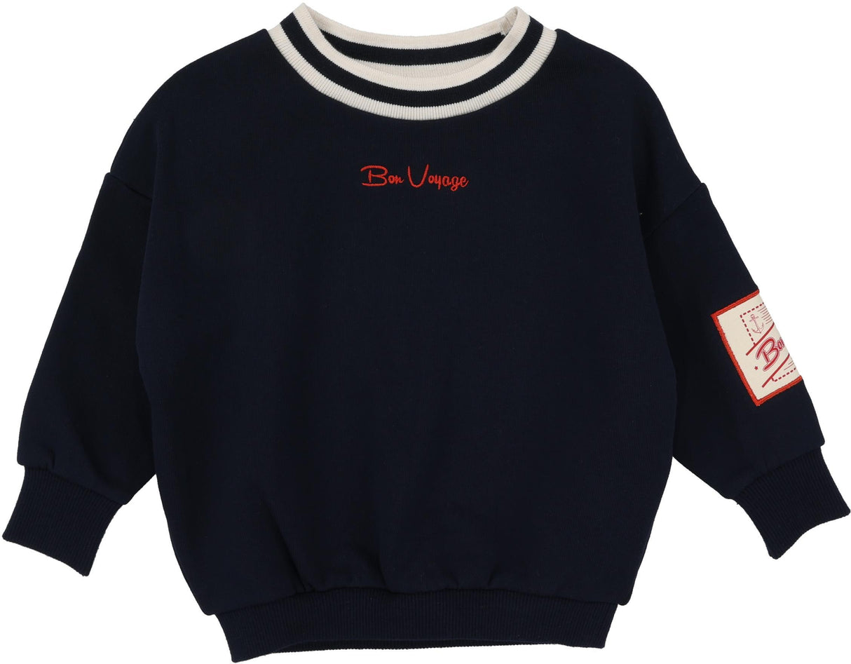 Analogie Lil Legs Bon Voyage Collection Toddler Boys Sweatshirt - BVTBS