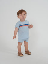 Puddles Baby Boys Stripes Print Outfit - SB6CY2887E