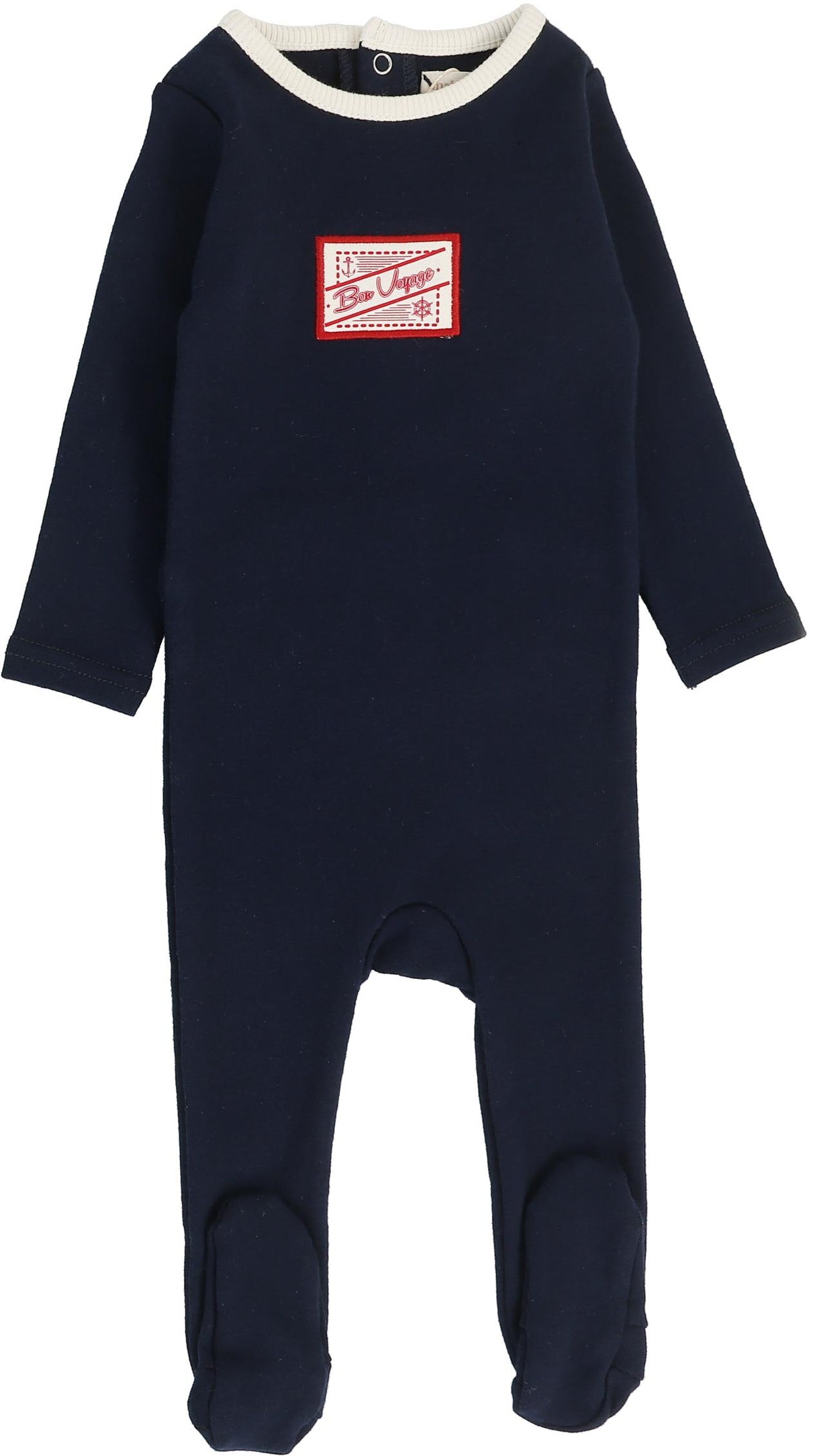 Analogie Lil Legs Bon Voyage Collection Baby Boys Cotton Stretchie - BVBFT