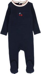 Analogie Lil Legs Bon Voyage Collection Baby Girls Cotton Stretchie - BVGFT