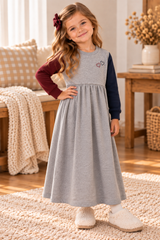 FYI Girls Hearts Sweatshirt Dress - WB6CP7463D