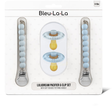 Bleu La La Luladream Pacifier & Clip Set - LLD
