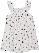 Little Fragile Girls Crinkle Woven Cherry Print Jumper - SB6CP7367J