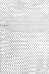 La Mart White Mesh Laundry Bag