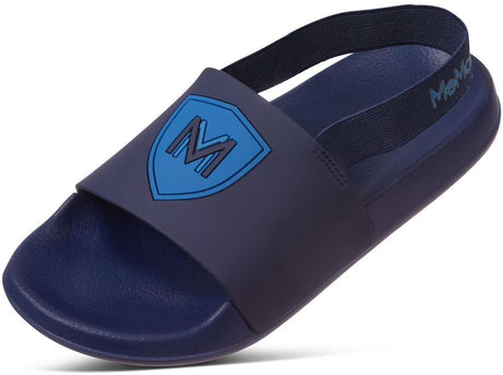 Memoi Boys Girls "M" Crest Slides - MKS-0014