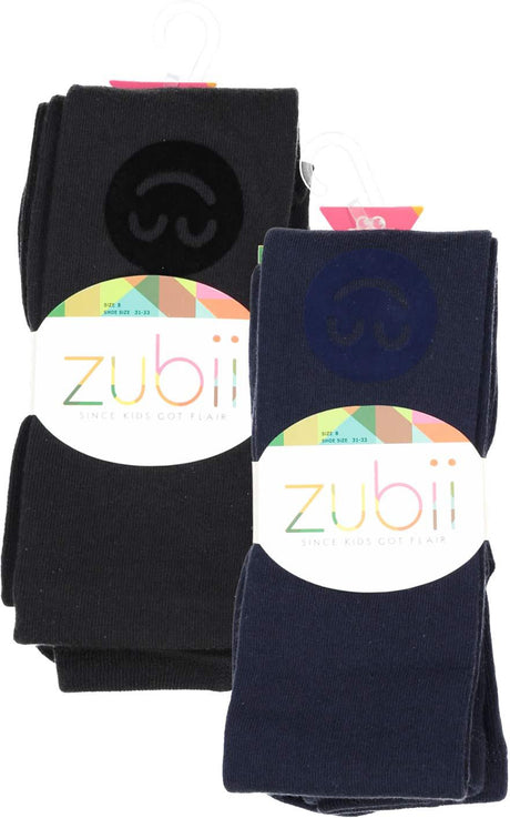 Zubii Girls Suede Smiley Cotton Tights - 673