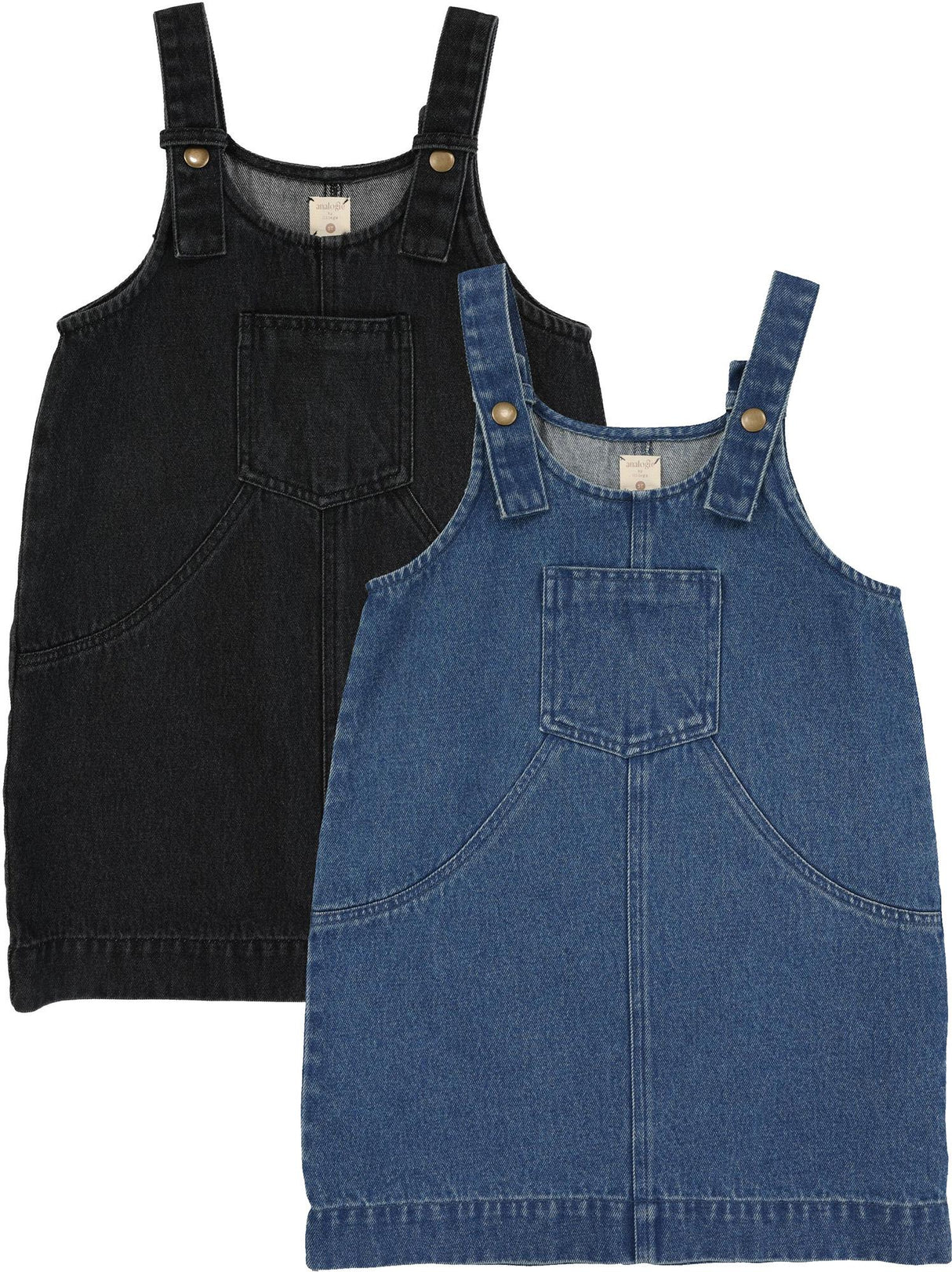Analogie by Lil Legs Denim Collection Girls Utility Jumper - UJ