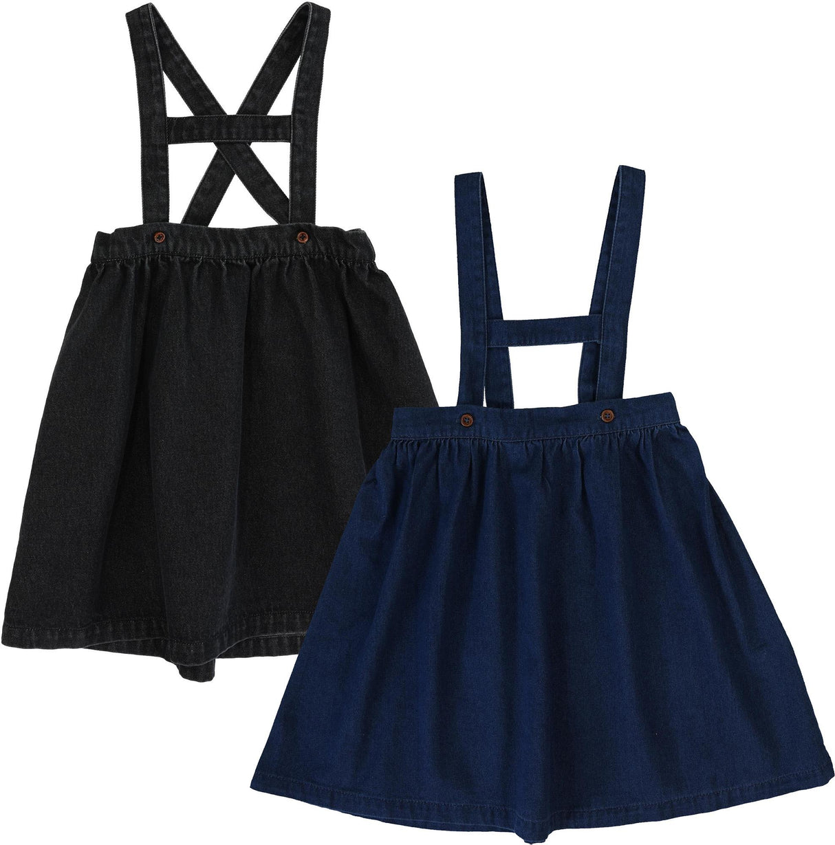 Analogie by Lil Legs Denim Collection Girls Strap Jumper - SDJ