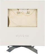 Ely's & Co Girls Embroidered Collar Cotton Stretchie, Bonnet, Blanket Gift Box Set - AW23-0037-GBG