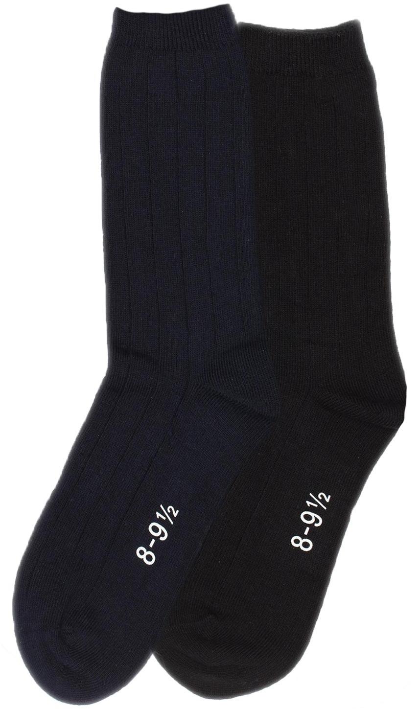 Trimfit Mens Rib Comfortoe Dress Socks - 10786 - 3 Pack