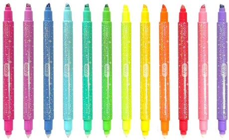 ooly Glittery Erasable Markers 12 Pack - 130-125