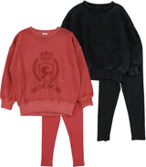 Analogie by Lil Legs Emblem Collection Baby Boys Girls Sweatshirt Outfit - EMSS