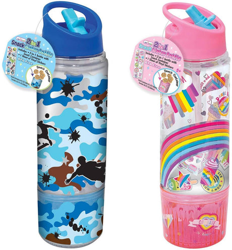Hot Focus 2 in 1 Snack Water Bottle - 417