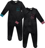 Crew Lounge Baby Boys Girls Velour Footie - SG3200