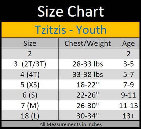 Keter Judaica Boys Perf-Tzit V-Neck Undershirt Tzitzis with Ashkenaz Strings