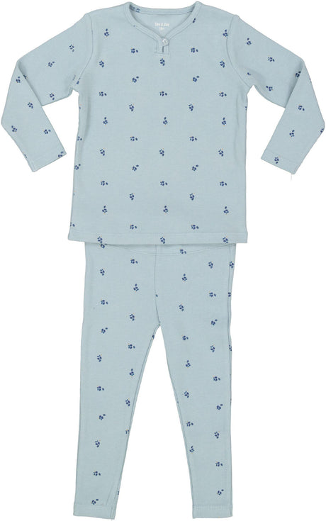 Bee & Dee Boys Girls Printed Pointelle Cotton Pajamas - FPPL