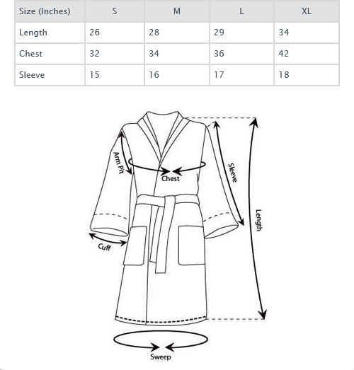 Turquaz Hooded Terry Robe - 2040