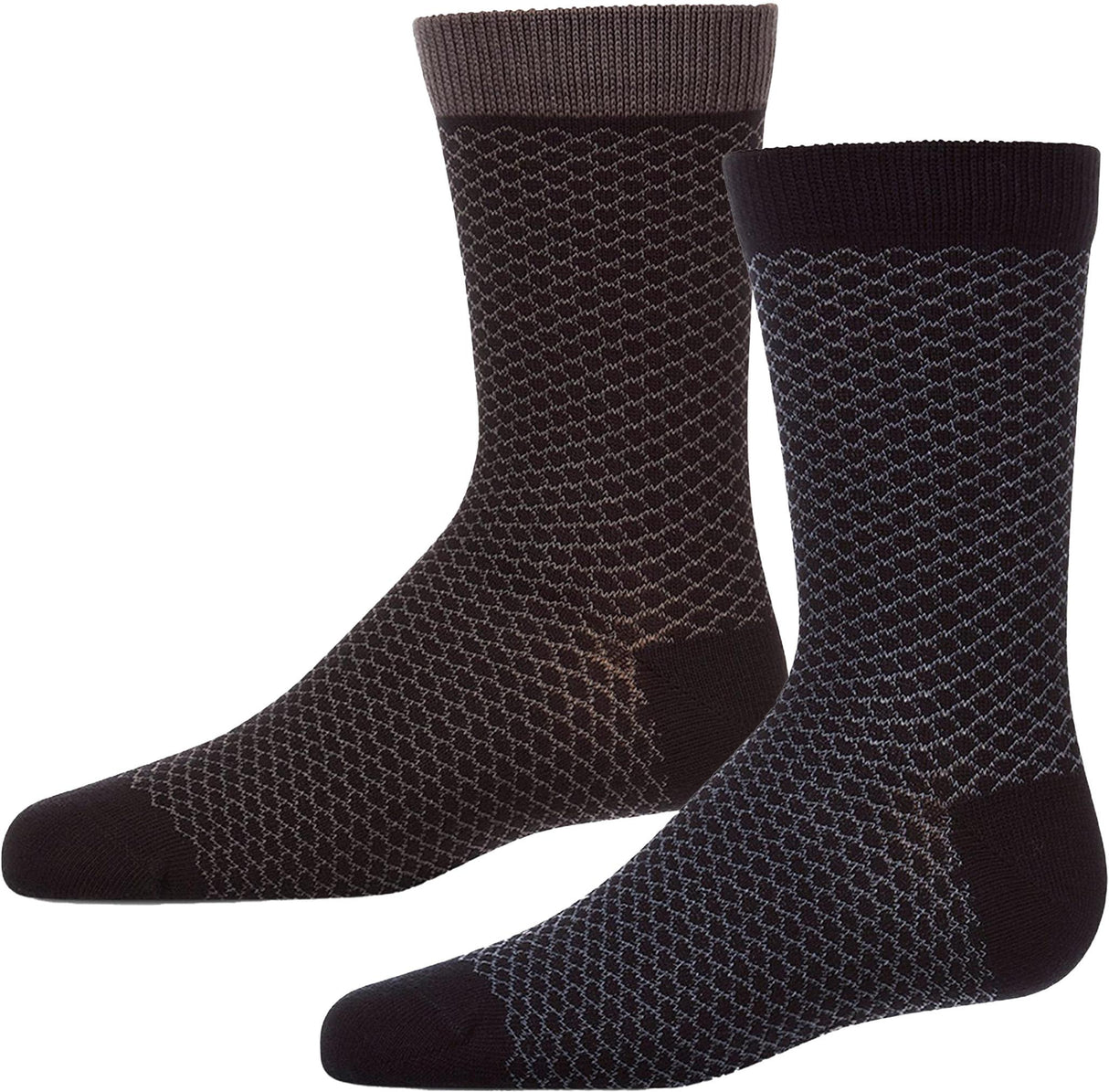 Memoi Boys Geo Dress Socks - MK-197