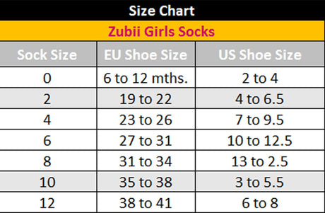 Zubii Girls Zebra Heart Knee Socks - 694