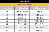 Zubii Girls Suede Smiley Knee Socks - 674