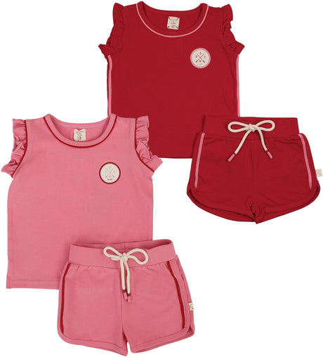 Analogie by Lil Legs Boating Crew Collection Baby Girls Outfit Set - BCGST