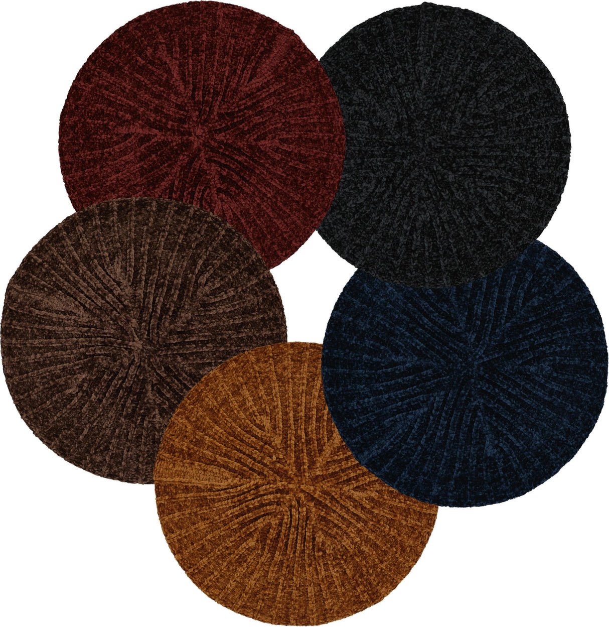 Revaz Womens Wide Ribbed Chenille Lined Beret/Snood - SSB43