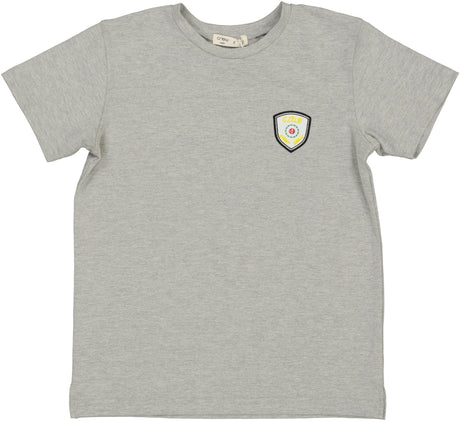 Crew Kids Boys Patch Short Sleeve T-shirt - AL2944