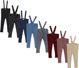 Lil Legs Ribbed Basic Collection Baby Toddler Boys Girls Suspender Legging - SLG