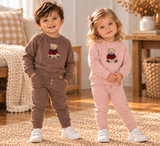 J'taime +1 Baby Boys Girls Teddy Bear Outfit - WB6CP7462E