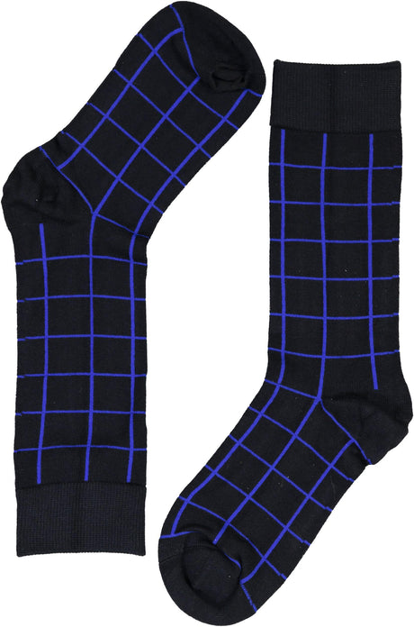 Florence Mens Modal Colored Plaid Socks - 225