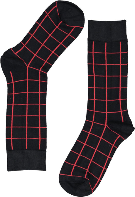 Florence Mens Modal Colored Plaid Socks - 225