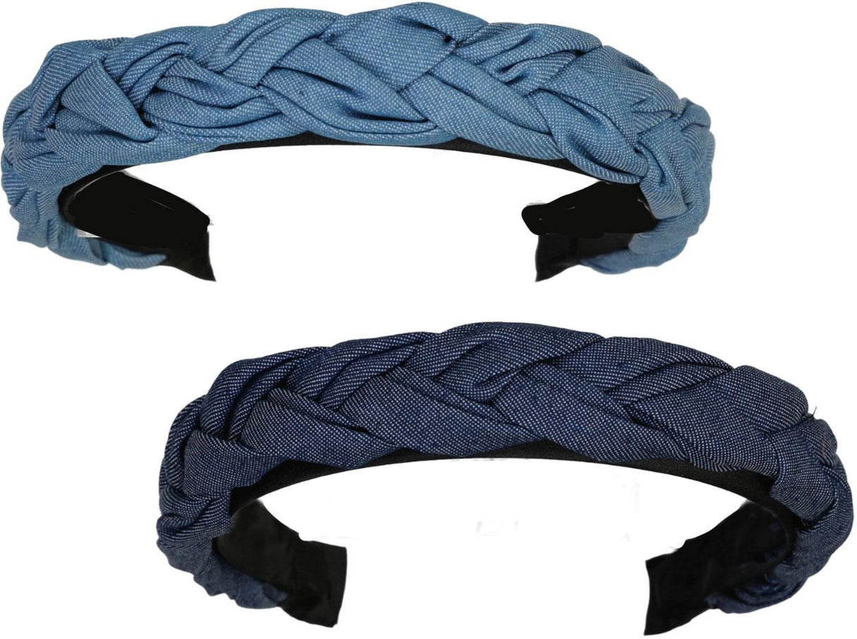 Keshet Girls Denim Braid Headband - HB704