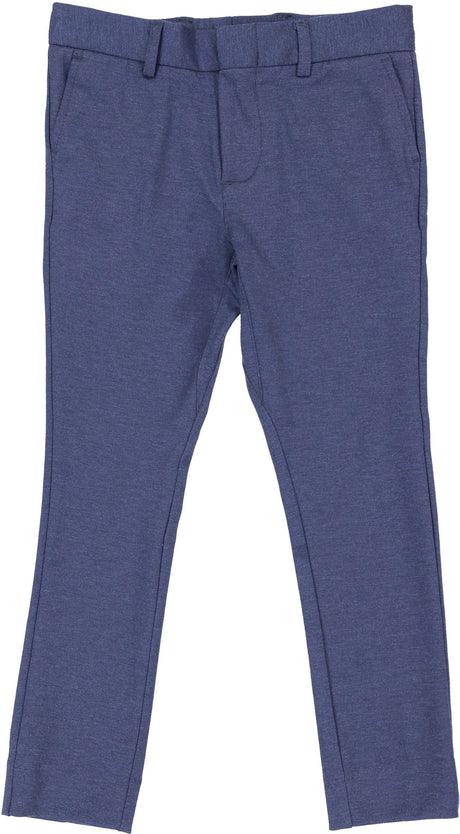 T.O. Collection Boys Flat Front Knit Stretch Dress Pants - A6