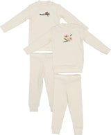 Bonjoy Baby Boys Girls Embroidered Sweatshirt Outfit - BLW25022SW