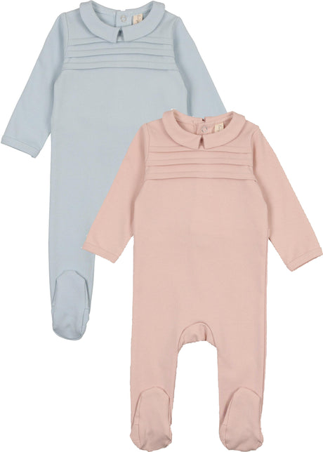 Bonjoy Baby Boys Girls Shabbos Collar Stretchie & Bonnet Set - BLW250317F