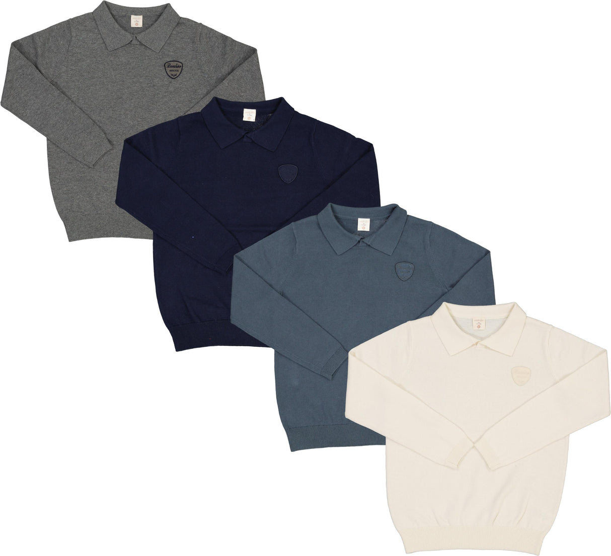 Analogie by Lil Legs Knit Collection Boys Polo Sweater - DKP