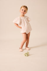 Analogie by Lil Legs Sunny Blossoms Collection Baby Girls Flutter Romper - SFR
